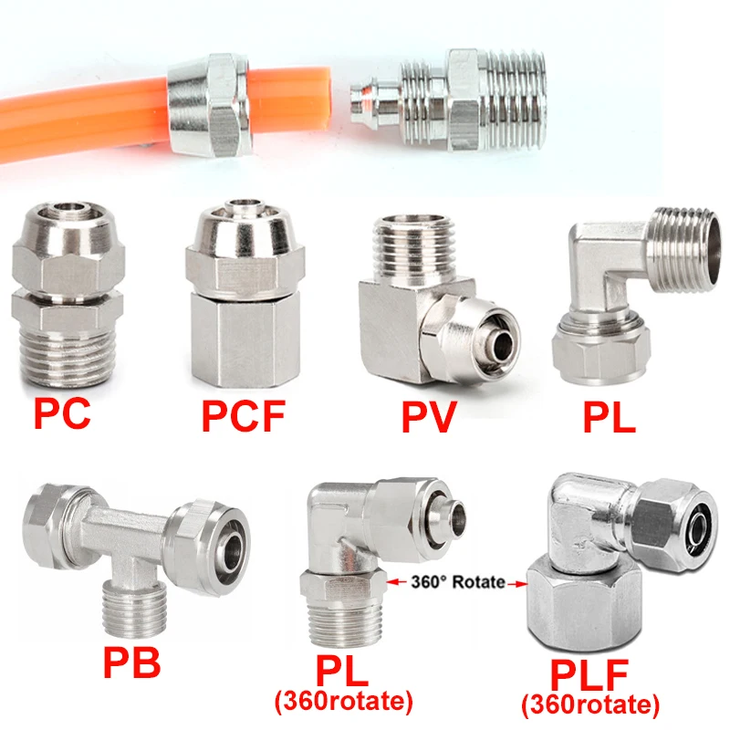Copper Pneumatic Fittings Air  - Compression Fitting Brass review and price