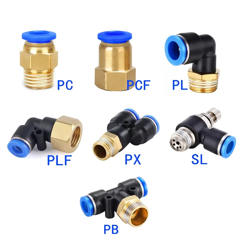 1PCS Pneumatic Quick Connector - Compression Fitting Brass review and price