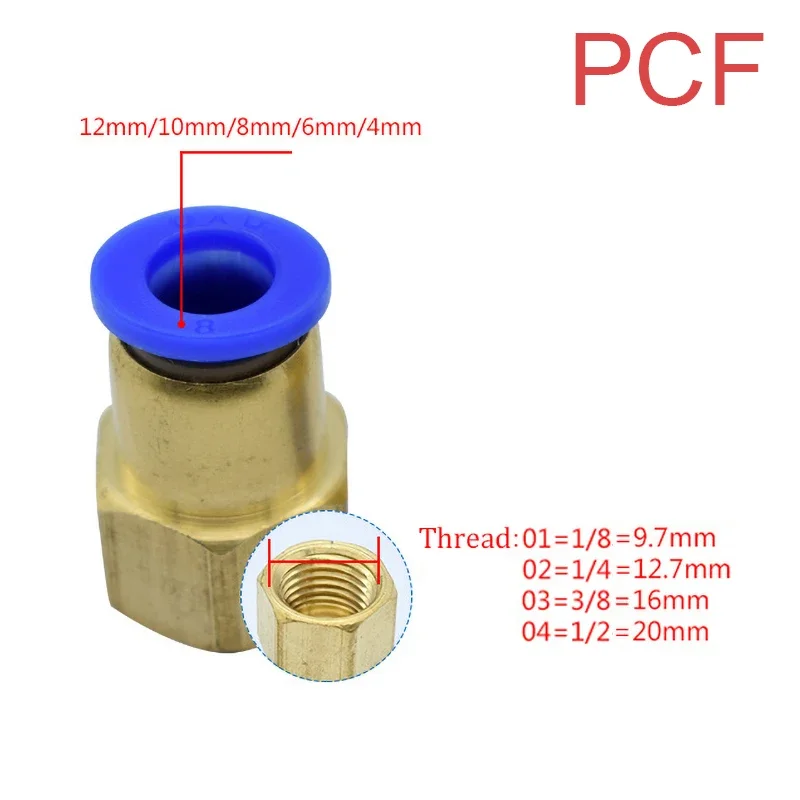 1PCS Pneumatic Quick Connector - Compression Fitting Brass review and price