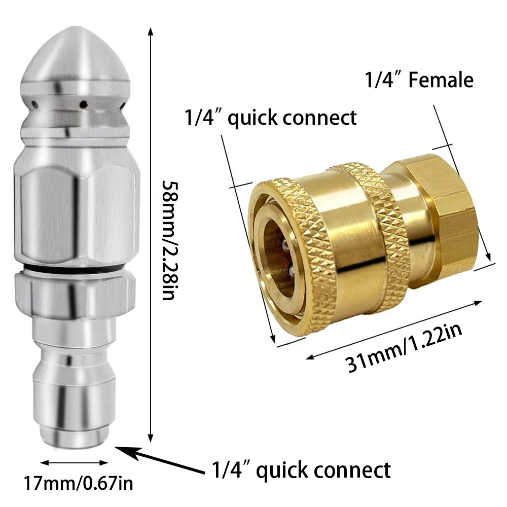 Water Jet High Pressure Spraye - Drain Pipe Clip review and price